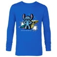 thumbnail image 1 of Disney Lilo & Stitch Techno Interplanetary Stitch - Long Sleeve T-Shirt for Men - Customized-Navy, 1 of 5