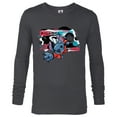 thumbnail image 1 of Disney Lilo & Stitch Techno Time Travel Earthbound - Long Sleeve T-Shirt for Men - Customized-Charcoal Heather, 1 of 5