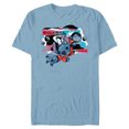 thumbnail image 1 of Disney Lilo & Stitch Techno Time Travel Earthbound - Short Sleeve Blended T-Shirt for Adults - Customized-Ocean Blue, 1 of 5