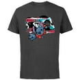 thumbnail image 1 of Disney Lilo & Stitch Techno Time Travel Earthbound - Short Sleeve Cotton T-Shirt for Adults - Customized-Charcoal, 1 of 5