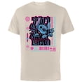 thumbnail image 1 of Disney Lilo & Stitch Techno Trance the Night Away 2002 - Short Sleeve Cotton T-Shirt for Adults - Customized-Natural, 1 of 5