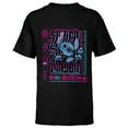 thumbnail image 1 of Disney Lilo & Stitch Techno Trance the Night Away 2002 - Short Sleeve T-Shirt for Kids - Customized-Black, 1 of 5