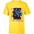 thumbnail image 1 of Disney Lilo & Stitch Techno Trance the Night Away 2002 - Short Sleeve T-Shirt for Kids - Customized-Yellow, 1 of 5