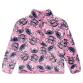thumbnail image 1 of Disney Lilo & Stitch Toddler Girls' Fleece Half-Zip Pullover Sweatshirt Pink Angel, 1 of 5