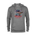thumbnail image 1 of Disney Lilo & Stitch Tropical Birthday Crew Party Matching - Pullover Hoodie for Adults - Customized-Athletic Heather, 1 of 5