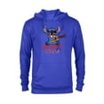 thumbnail image 1 of Disney Lilo & Stitch Tropical Birthday Crew Party Matching - Pullover Hoodie for Adults - Customized-Royal, 1 of 5