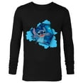 thumbnail image 1 of Disney Lilo & Stitch Tropical Breakout - Long Sleeve T-Shirt for Men - Customized-Black, 1 of 5