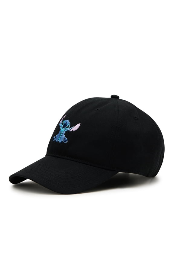 Lilo & Stitch Unisex Stitch Baseball Cap Black