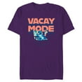 thumbnail image 1 of Disney Lilo & Stitch Vacay Mode - Short Sleeve Blended T-Shirt for Adults - Customized-Purple, 1 of 5