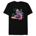 thumbnail image 1 of Disney Lilo & Stitch Wild Ride - Short Sleeve Blended T-Shirt for Adults - Customized-Black, 1 of 5