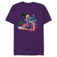 thumbnail image 1 of Disney Lilo & Stitch Wild Ride - Short Sleeve Blended T-Shirt for Adults - Customized-Purple, 1 of 5