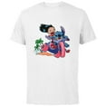 thumbnail image 1 of Disney Lilo & Stitch Wild Ride - Short Sleeve Cotton T-Shirt for Adults - Customized-White, 1 of 5