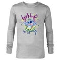 thumbnail image 1 of Disney Lilo & Stitch Wild for Spring Easter - Long Sleeve T-Shirt for Men - Customized-Athletic Heather, 1 of 5