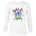 thumbnail image 1 of Disney Lilo & Stitch Wild for Spring Easter - Long Sleeve T-Shirt for Men - Customized-White, 1 of 5