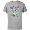 thumbnail image 1 of Disney Lilo & Stitch Wild for Spring Easter - Short Sleeve Cotton T-Shirt for Adults - Customized-Athletic Heather, 1 of 5