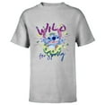 thumbnail image 1 of Disney Lilo & Stitch Wild for Spring Easter - Short Sleeve T-Shirt for Kids - Customized-Athletic Heather, 1 of 5