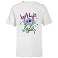 thumbnail image 1 of Disney Lilo & Stitch Wild for Spring Easter - Short Sleeve T-Shirt for Kids - Customized-White, 1 of 5