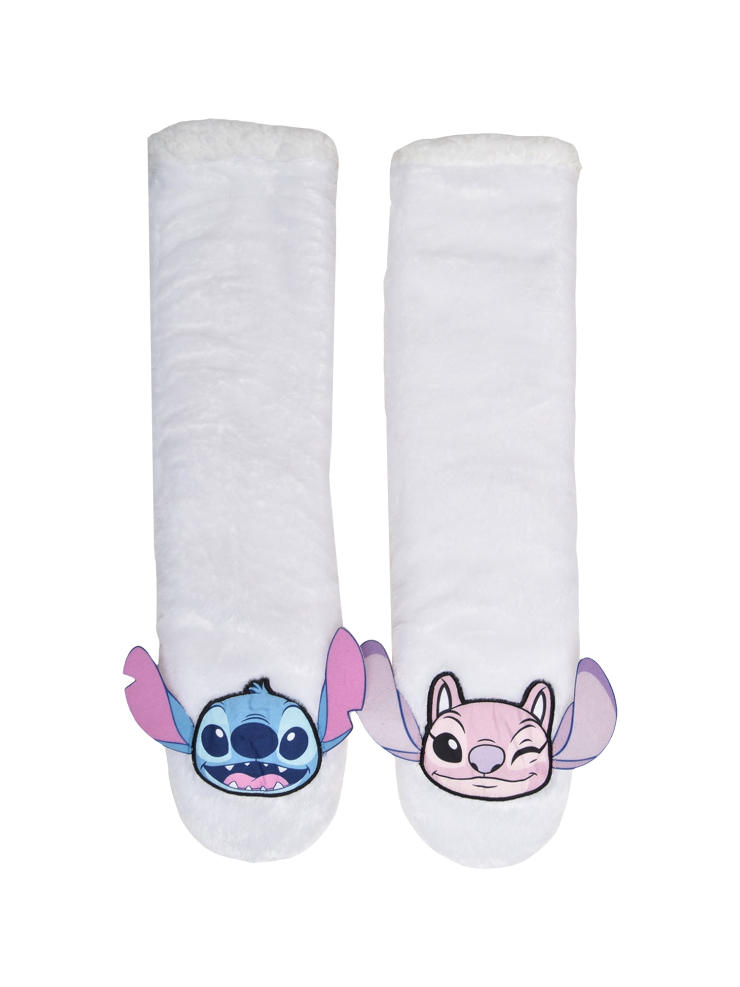 Disney Lilo & Stitch Womens 1-Pack Slipper Sock, Shoe Size 4-10