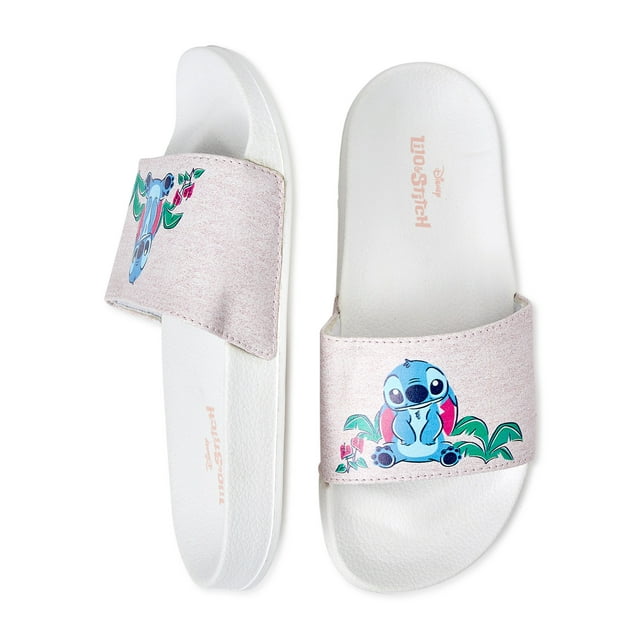 Disney Lilo & Stitch Women's Slide Sandals - Walmart.com
