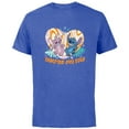 thumbnail image 1 of Disney Lilo & Stitch You’re My Fave - Short Sleeve Cotton T-Shirt for Adults - Customized-Royal Heather, 1 of 5