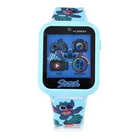 Disney Lilo & Stitch iTime Unisex Touchscreen Children's Smart Watch with Silicone Strap and Blue Case 42MM