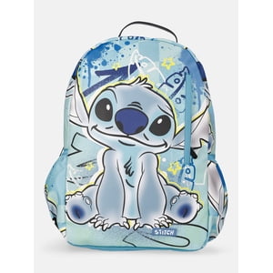 Mochila infantil de Lilo y Stitch de 17" en PU - Azul