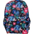 thumbnail image 1 of Disney Lilo and Stitch Allover Print 16 inch Girls Large School Backpack, girls, kid, adult, black, 1 of 5
