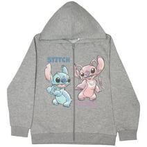 Disney Lilo and Stitch Angel Girls Zip-Up Hoodie for Kids and Toddlers (Size 4-16)