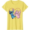 Disney Lilo and Stitch Angel Heart Kisses TShirt