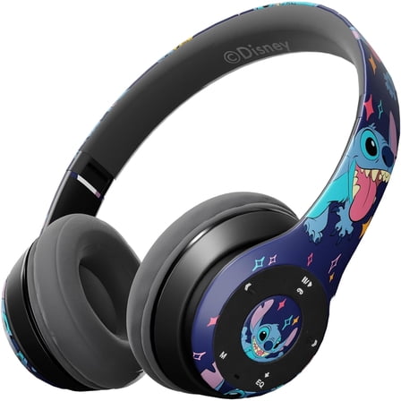 Disney Lilo and Stitch Bluetooth Over-Ear Wireless Headphones with Microphone