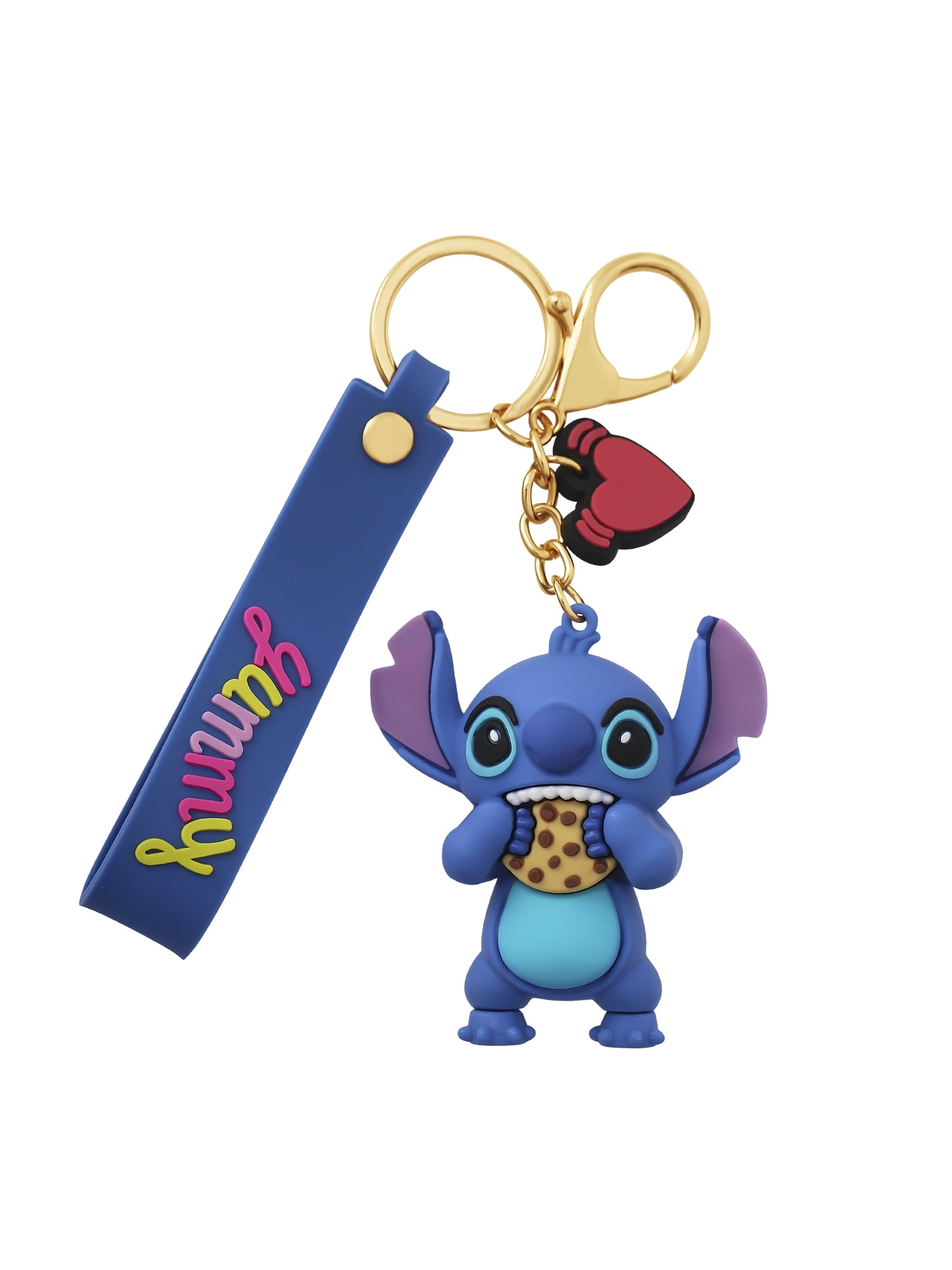 Disney Girl's Lilo and Stitch Cookie Keychain Charm - Compact & Adorable