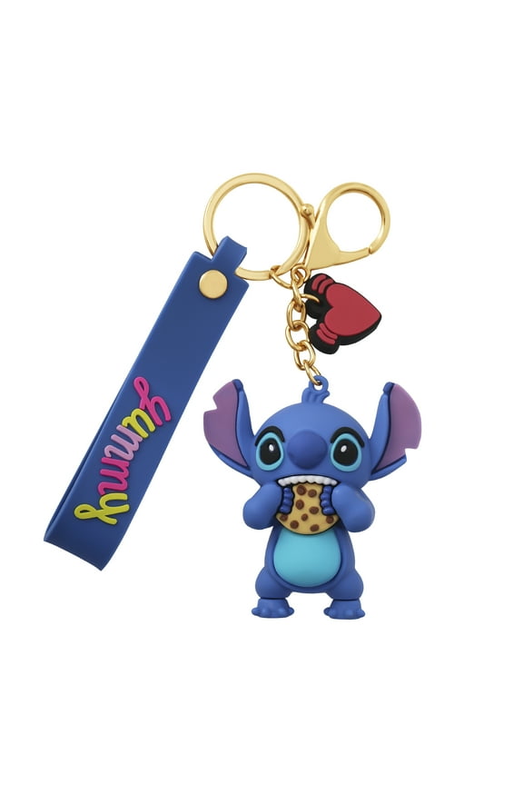 Girl's Lilo and Stitch Cookie Keychain Charm - Compact & Adorable