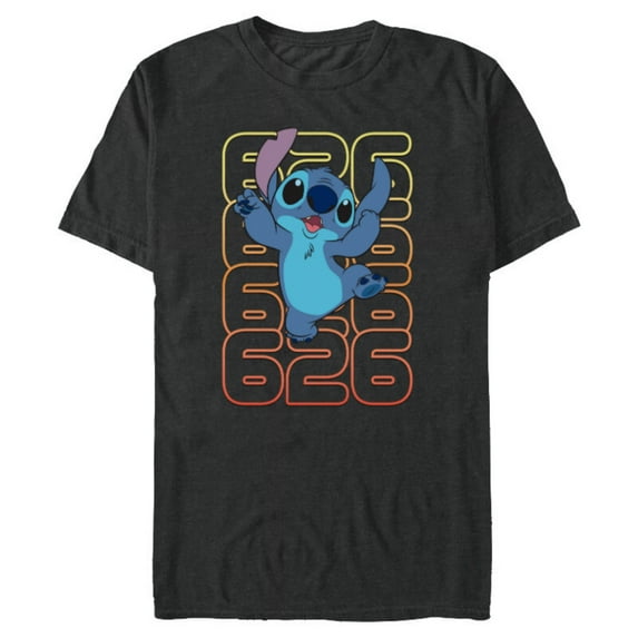 Disney Lilo and Stitch Experiment 626 - Short Sleeve Blended T-Shirt for Adults - Customized-Dark Heather