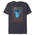 thumbnail image 1 of Disney Lilo and Stitch Experiment 626 - Short Sleeve Blended T-Shirt for Adults - Customized-Navy Heather, 1 of 5