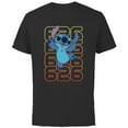 thumbnail image 1 of Disney Lilo and Stitch Experiment 626 - Short Sleeve Cotton T-Shirt for Adults - Customized-Black, 1 of 5