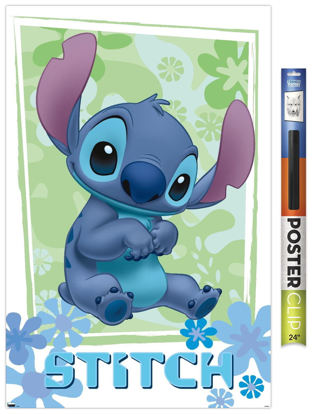 Disney Stitch Poster Blue