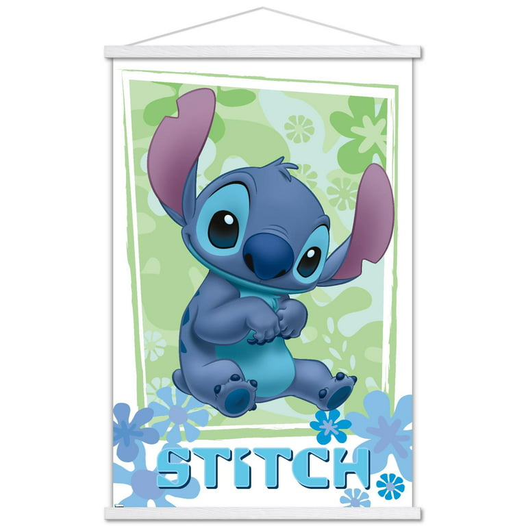 Disney Lilo And Stitch 5.75 Inch Chunky Wood Art