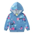 thumbnail image 1 of Disney Lilo and Stitch Full Zip Up Hoodie (Girls), Sizes 4-12, 1 of 5