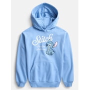 Disney Lilo and Stitch Girls Fun Graphic Fleece Hoodie, Sizes 4-16