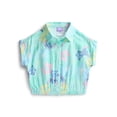 thumbnail image 1 of Disney Lilo and Stitch Girls Printed Button Up Shirt, Sizes 4-16, 1 of 3