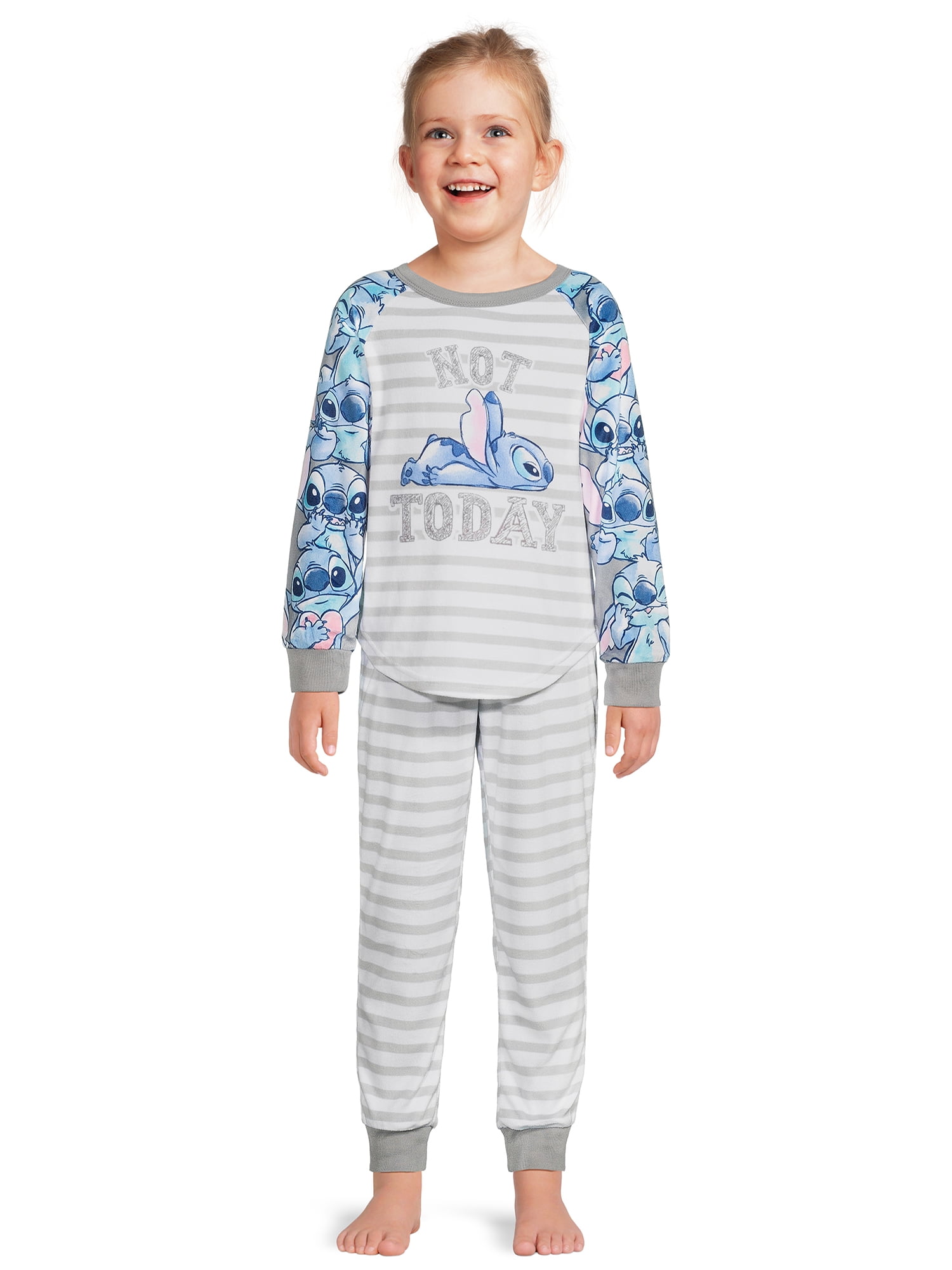 Pyjama long Stitch Fille Disney fushia