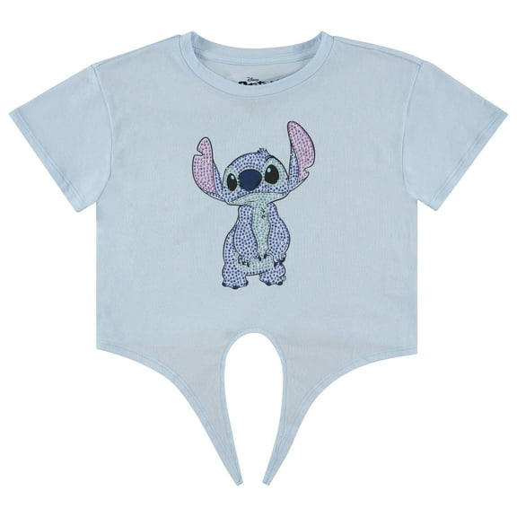 Disney Lilo and Stitch Girls Short Sleeve T-Shirt- Stitch Girls Tee Sizes 4-16