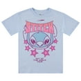 thumbnail image 1 of Disney Lilo and Stitch Girls Short Sleeve T-Shirt- Stitch Girls Tee Sizes 4-16, 1 of 5