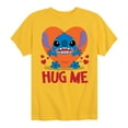 thumbnail image 1 of Disney - Lilo and Stitch - Hug Me - Boy's Toddler And Youth Short Sleeve Graphic T-Shirt, 1 of 4