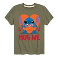 thumbnail image 1 of Disney - Lilo and Stitch - Hug Me - Boy's Toddler And Youth Short Sleeve Graphic T-Shirt, 1 of 4