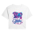 thumbnail image 1 of Lilo & Stitch - Love Stitch - Juniors Cropped Graphic T-Shirt, 1 of 4