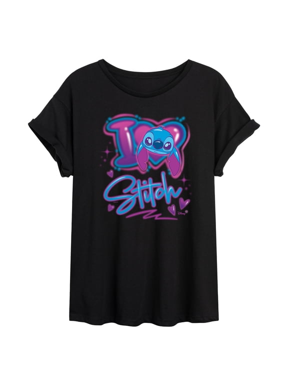 - I Love Stitch Women's Relaxed Fit T-Shirt