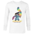 thumbnail image 1 of Disney Lilo and Stitch Ice Cream Chillin' - Long Sleeve T-Shirt for Men -Customized-White, 1 of 5