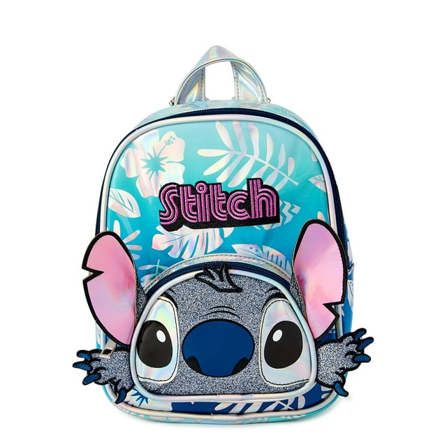 Disney Lilo and Stitch Kids' Mini Backpack Aloha Print Blue - Walmart.com