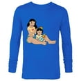 thumbnail image 1 of Disney Lilo and Stitch Lilo and Nani Sister - Long Sleeve T-Shirt for Men - Customized-Royal, 1 of 5